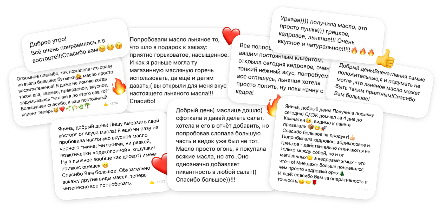 Отзывы наших клиентов