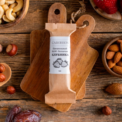 Батончик «Клубника» — Важное масло — сыродавленное масло ручной работы Батончик «Клубника»