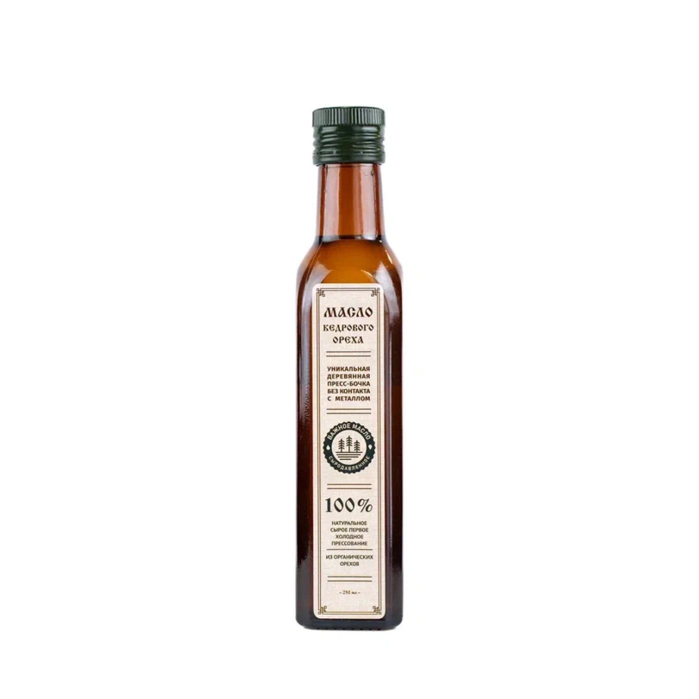 Масло кедрового ореха, 250 мл — Важное масло — сыродавленное масло ручной работы Масло кедрового ореха, 250 мл