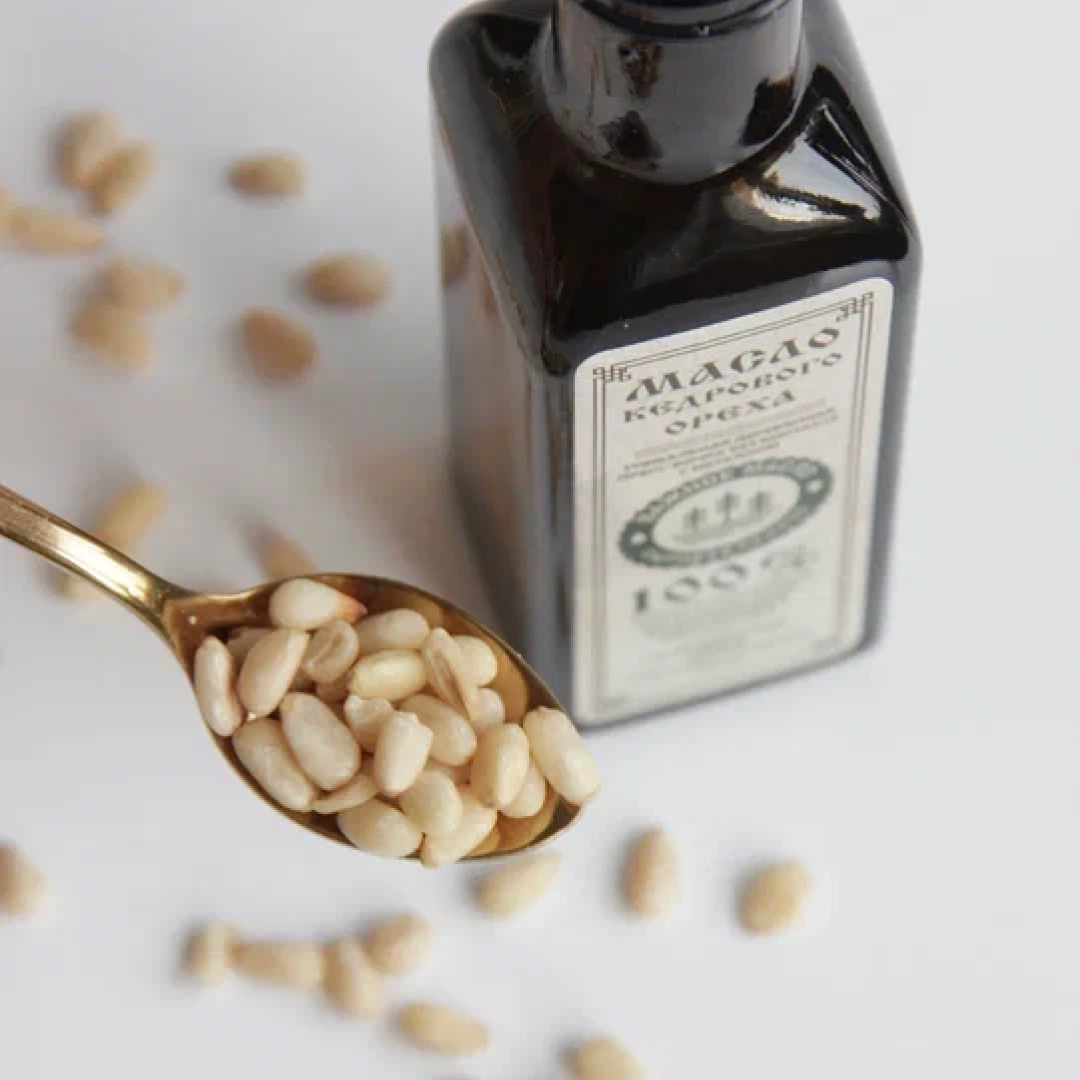 Масло кедрового ореха, 250 мл — Важное масло — сыродавленное масло ручной работы Масло кедрового ореха, 250 мл