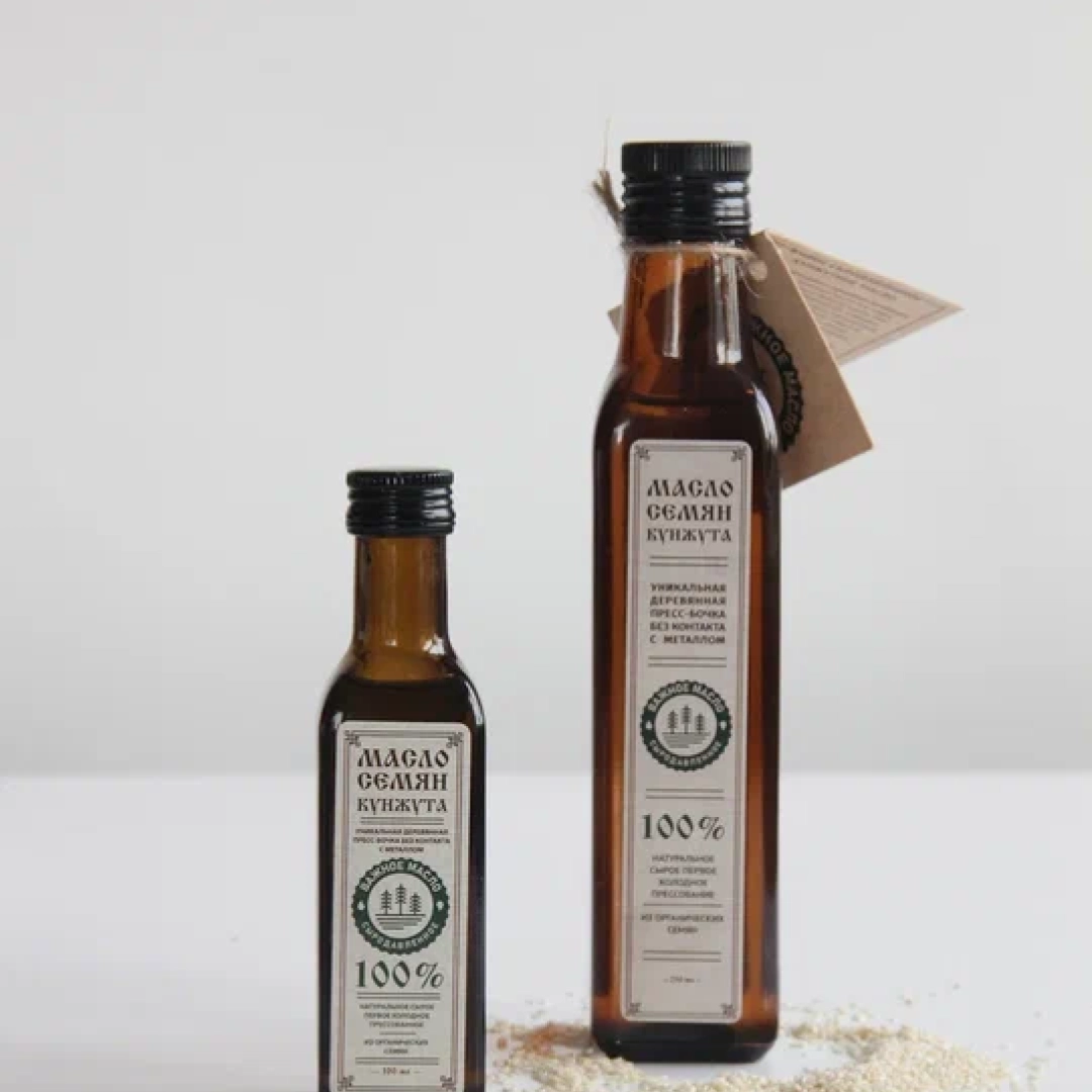 Масло семян кунжута, 250 мл — Важное масло — сыродавленное масло ручной работы Масло семян кунжута, 250 мл